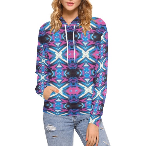 Male&Female All Over Print Hoodie for Women (USA Size) (Model H13)