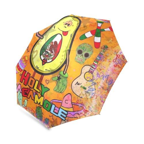 Holy Guacamole by Nico Bielow Foldable Umbrella (Model U01)