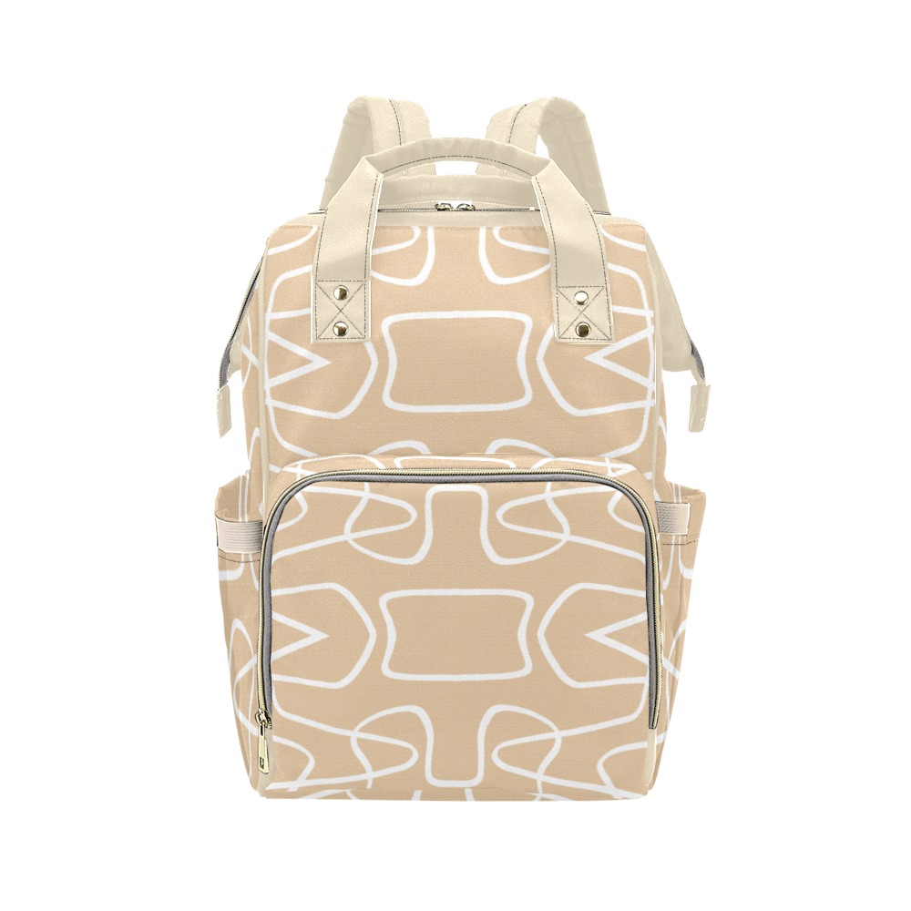 African Print Diaper bag Multi-Function Diaper Backpack/Diaper Bag (Model 1688)