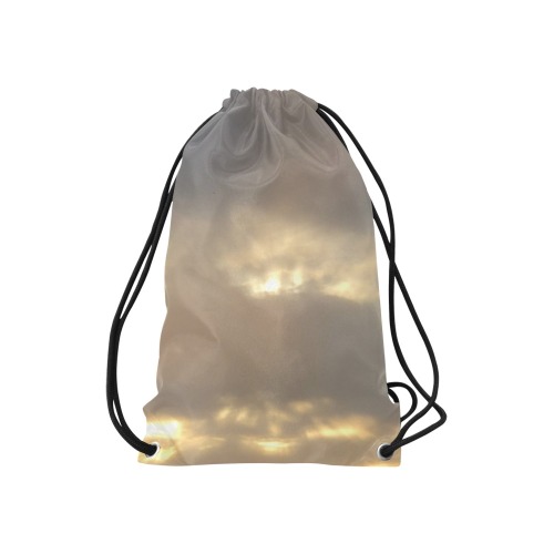 Cloud Collection Small Drawstring Bag Model 1604 (Twin Sides) 11"(W) * 17.7"(H)