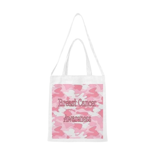 Cancer Pink camo Breast Cancer Awareness Canvas Tote Bag/Medium (Model 1701)