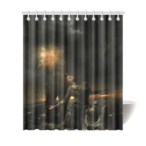 Queen Of Darkness Shower Curtain 72"x84"