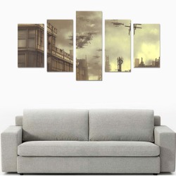 BATTLE OVER LONDON 6 Canvas Print Sets C (No Frame)