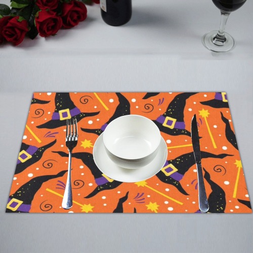 Floating Witch Hats Placemat 14’’ x 19’’ (Set of 4)