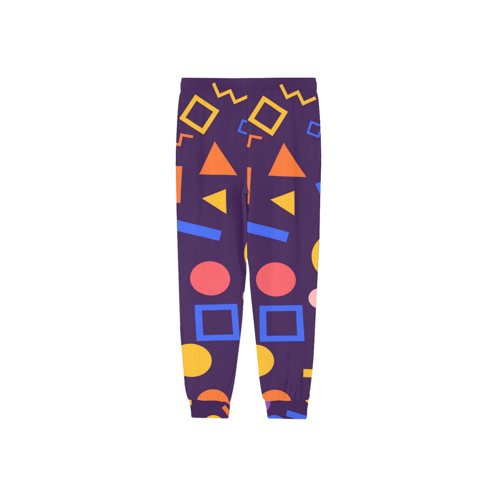 Abstract Shapes Men's Pajama Trousers with Custom Cuff
