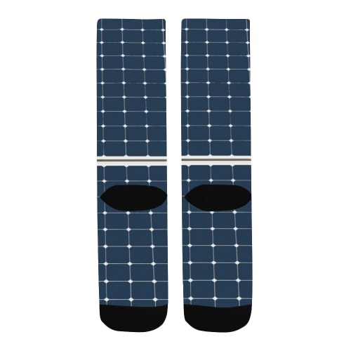 Solar Technology Power Panel Image Cell Energy Men's Custom Socks