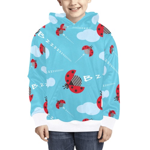 Ladybug kids hoodie Kids' All Over Print Hoodie (Model H38)