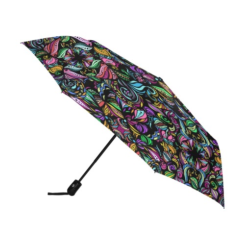 Whimsical Blooms Anti-UV Auto-Foldable Umbrella (U09)