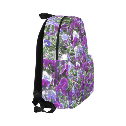 Field Of Purple Flowers 8420 Unisex Classic Backpack (Model 1673)