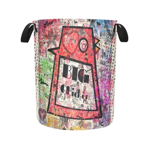 Big Chicken Paper by Nico Bielow Laundry Bag (Large)