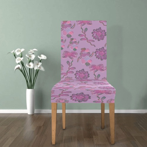 Sweet & Unique Floral Pattern Removable Dining Chair Cover