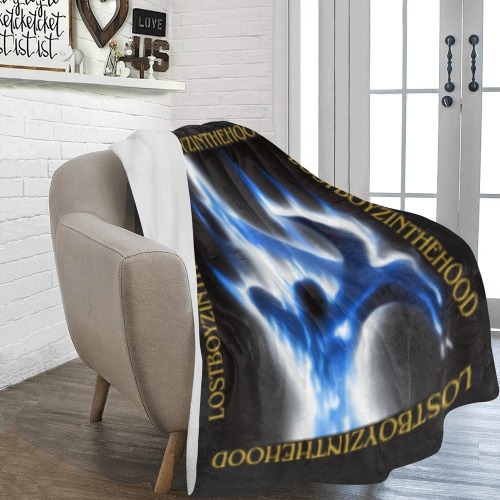 LOSTBOYZINTHEHOOD (4) Ultra-Soft Micro Fleece Blanket 60"x80"