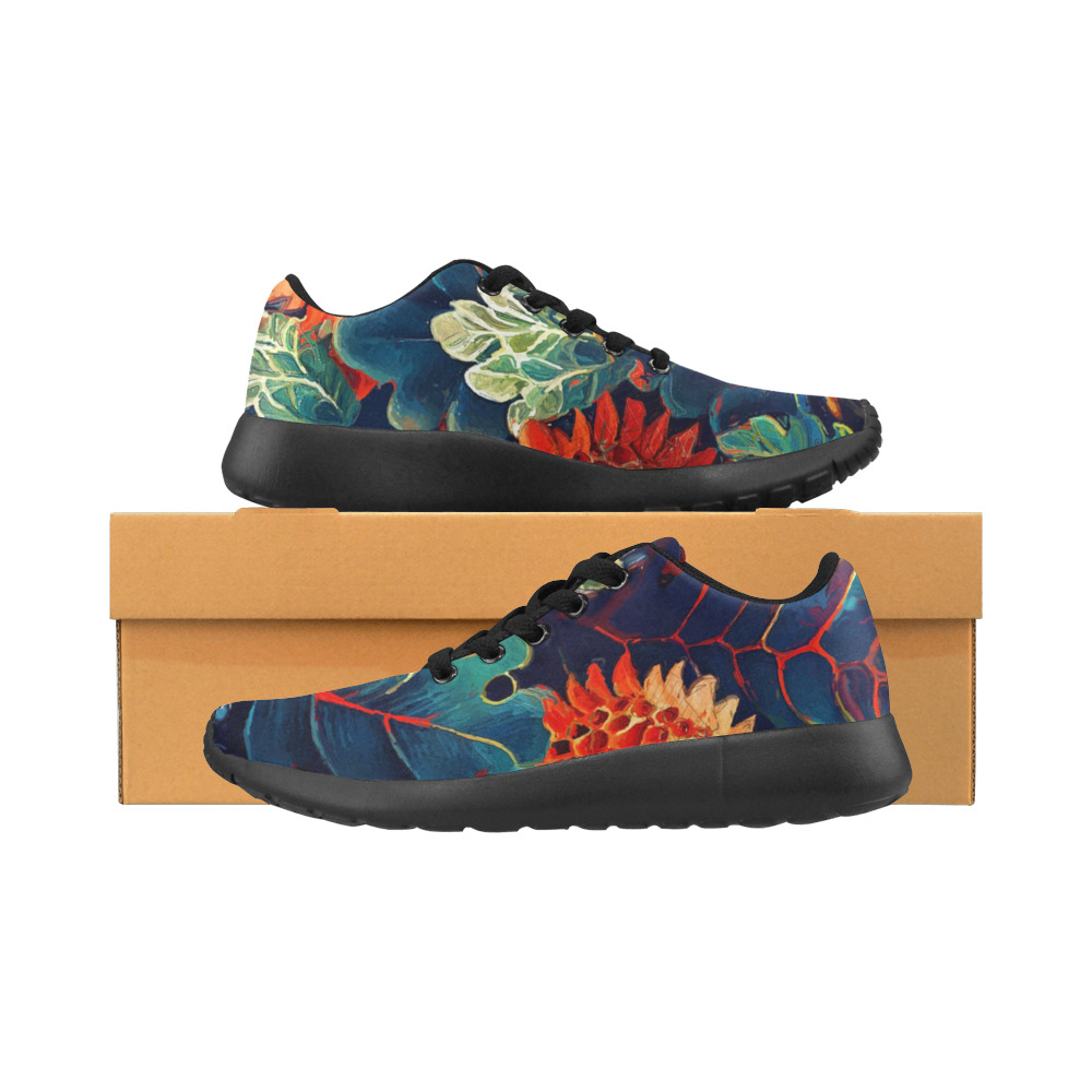 flowers botanic art (7) running shoes Men’s Running Shoes (Model 020)
