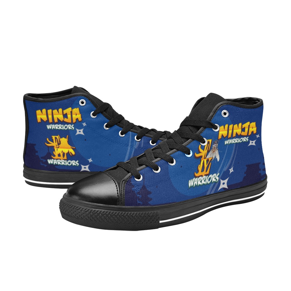 Ninja Warriors Collectable Fly Women's Classic High Top Canvas Shoes (Model 017)