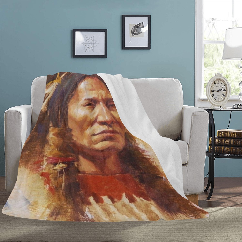 Native American Ultra-Soft Micro Fleece Blanket 60"x80"