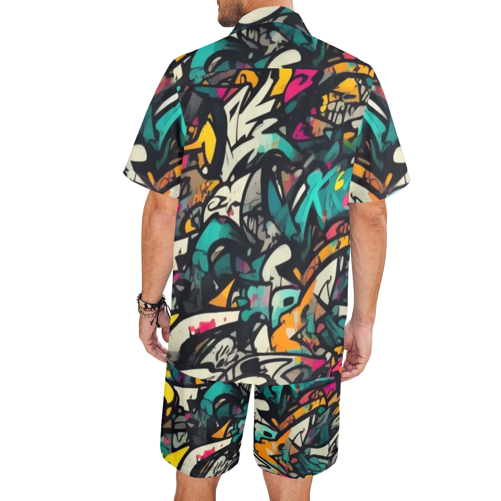 02 Men's Shirt and Shorts Outfit (Set26)