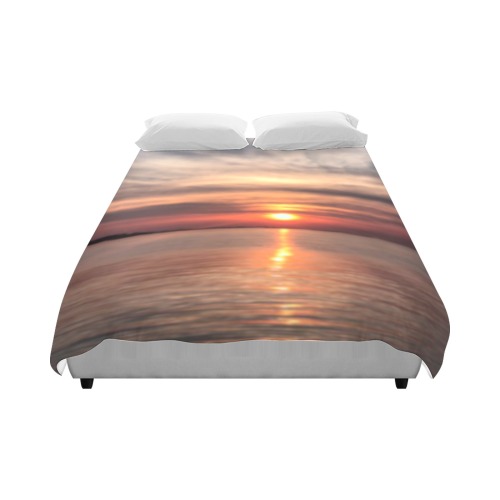 Pink Amber Sunset Collection Duvet Cover 86"x70" ( All-over-print)