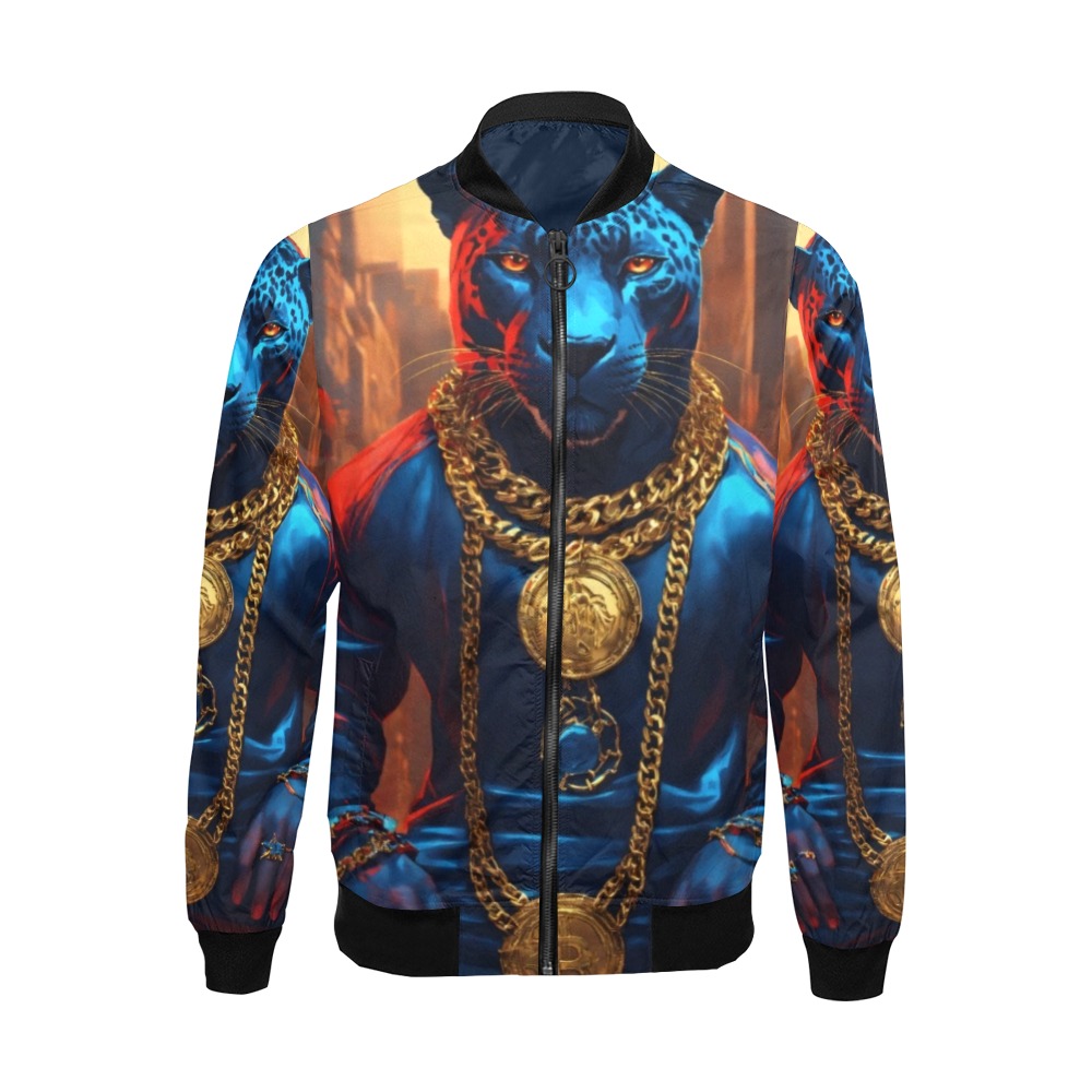 Royalty Collectable Fly All Over Print Bomber Jacket for Men (Model H19)