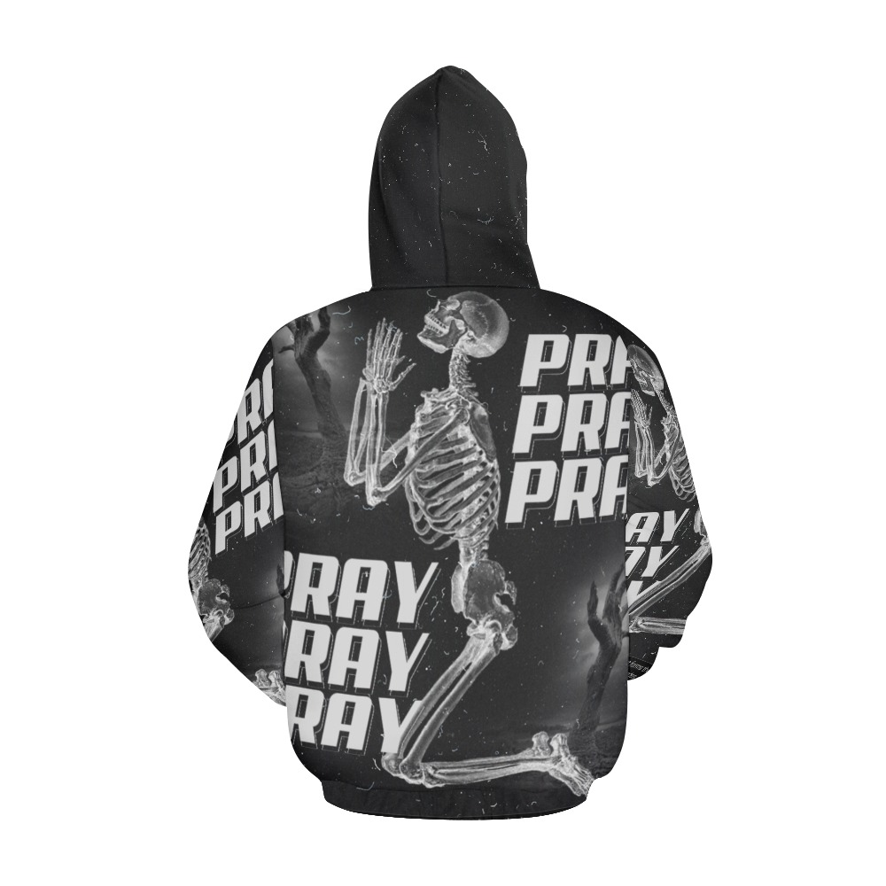 Pray to the lord All Over Print Hoodie for Men (USA Size) (Model H13)