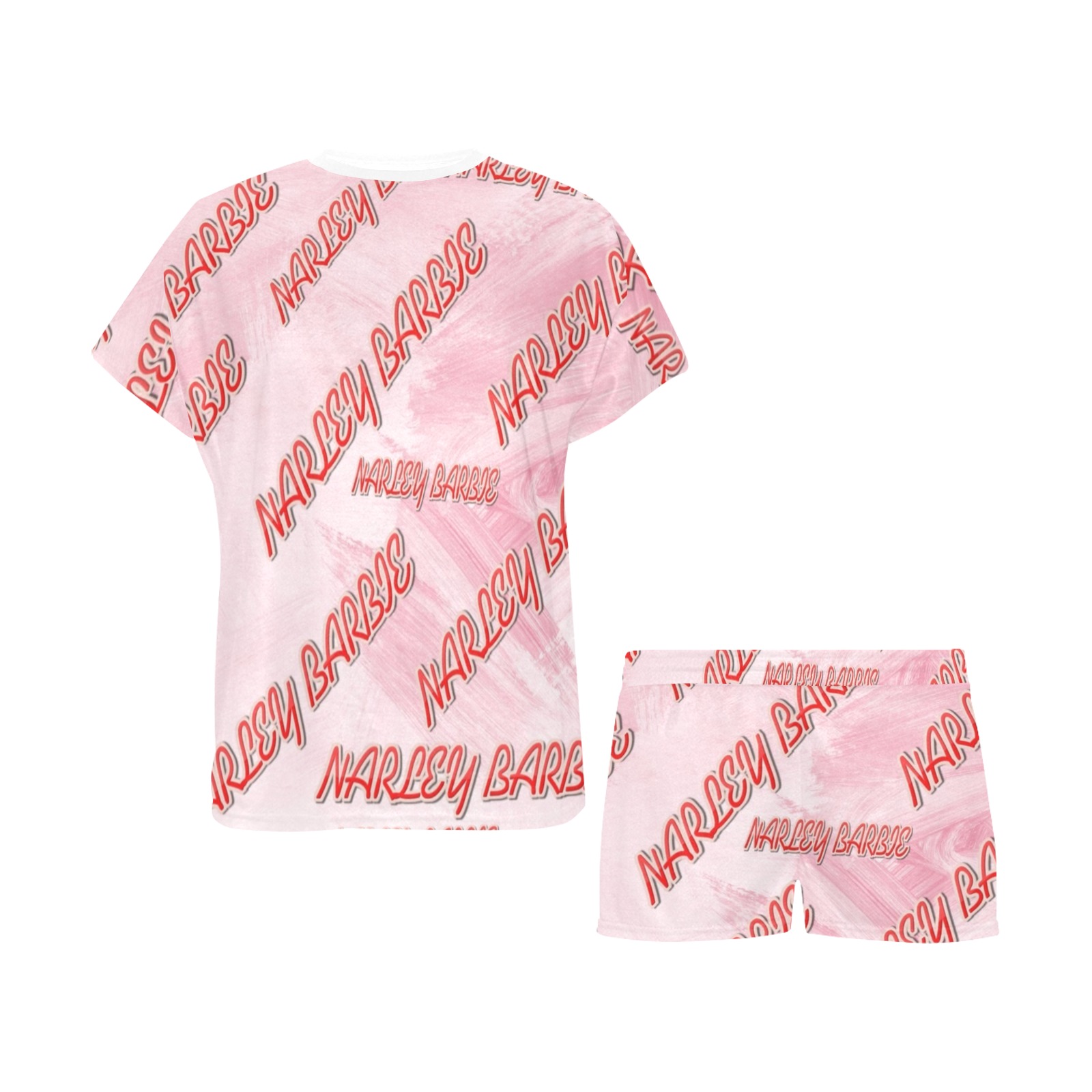 Narbie Baddie Type Women's Short Pajama Set