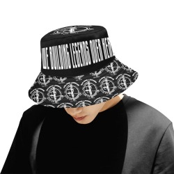 Are We Bucket Black White Unisex Summer Bucket Hat