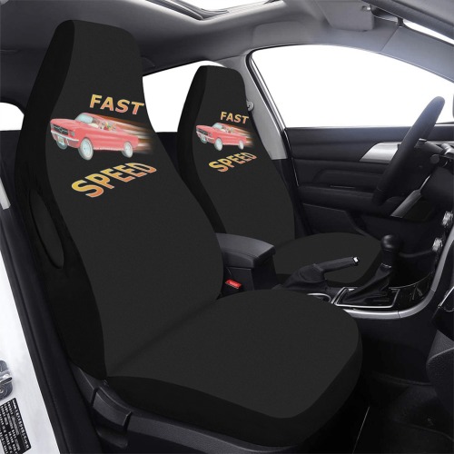 Fast and Speed 01 Car Seat Cover Airbag Compatible (Set of 2)