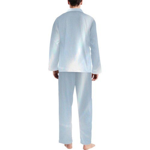 Lightcycle Men's V-Neck Long Pajama Set