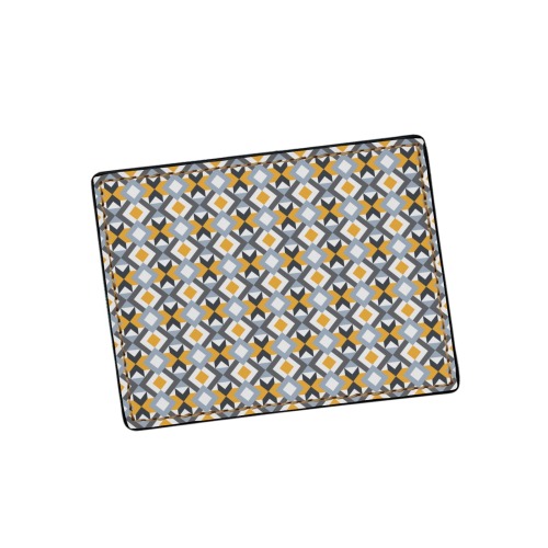 Retro Angles Abstract Geometric Pattern Card Holder
