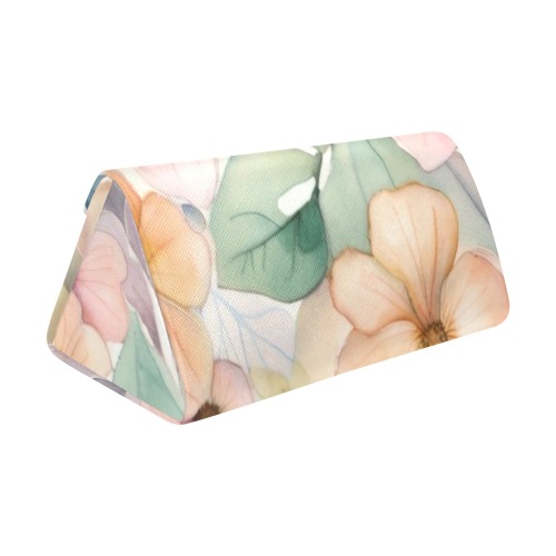 Watercolor Floral 1 Custom Foldable Glasses Case