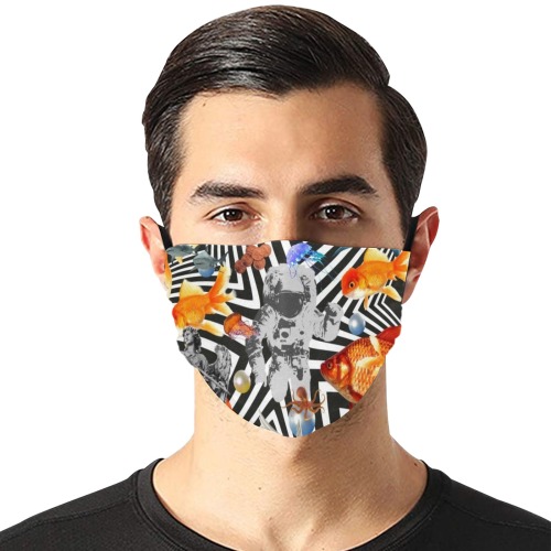 POINT OF ENTRY 2 Flat Mouth Mask with Drawstring