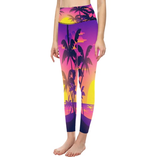 Summer Collectable Fly Women's All Over Print High-Waisted Leggings (Model L36)