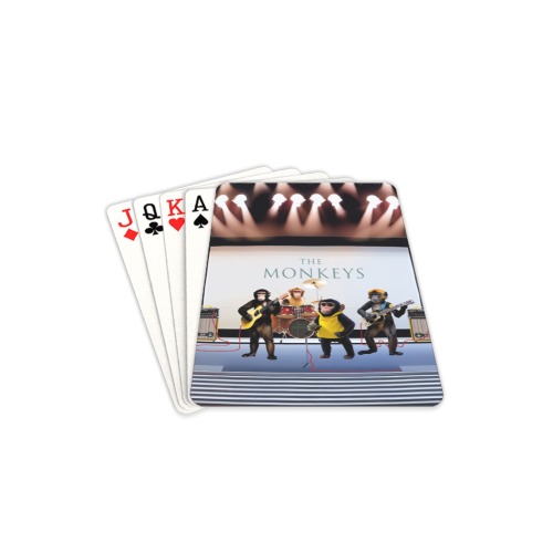 The Monkeys1 Playing Cards 2.5"x3.5"
