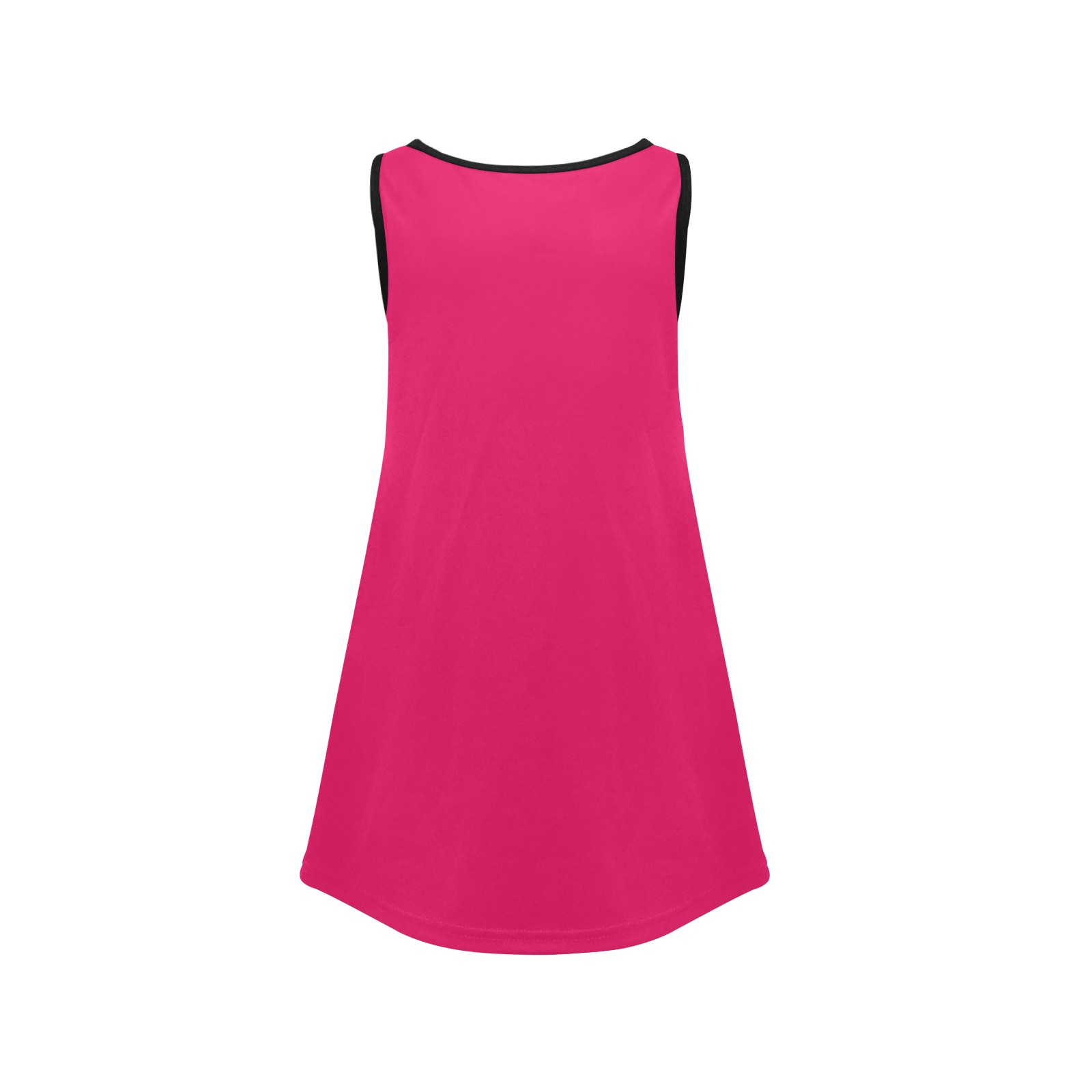 color ruby Girls' Sleeveless Dress (Model D58)