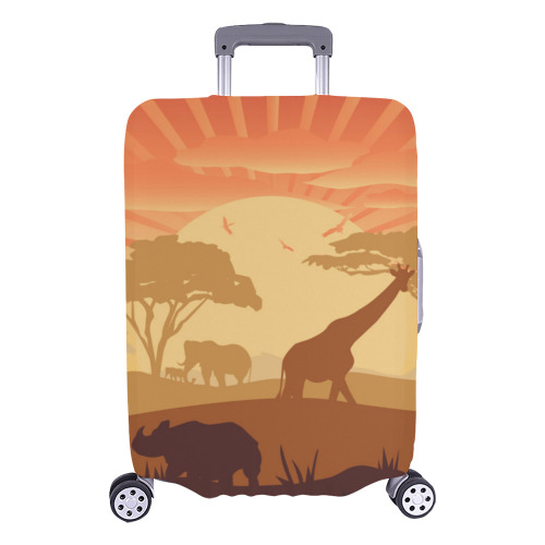 In The Safari Luggage Cover/Large 26"-28"