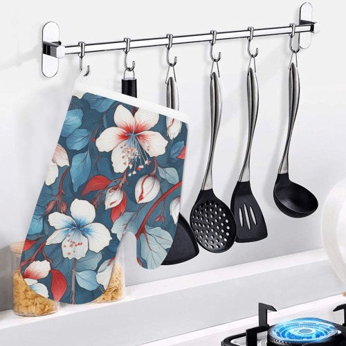 Fabulous Florals 8 Linen Oven Mitt (One Piece)