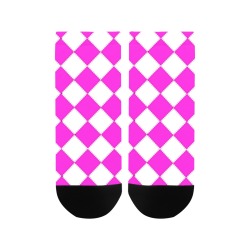 pink stitch Women's Ankle Socks