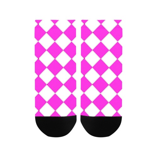 pink stitch Women's Ankle Socks