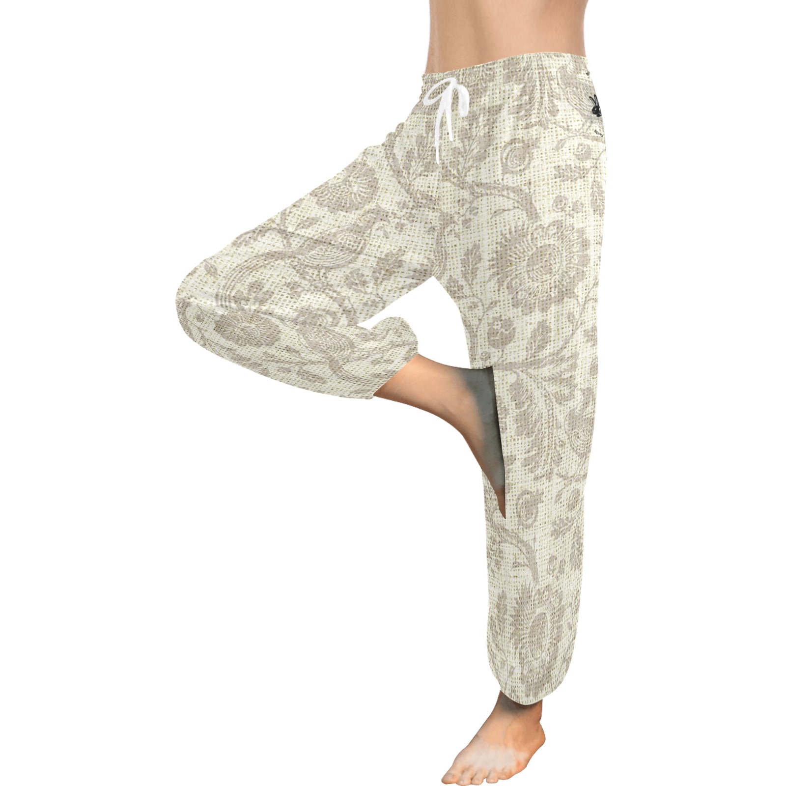 Burlap Fields Women's All Over Print Harem Pants (Model L18)