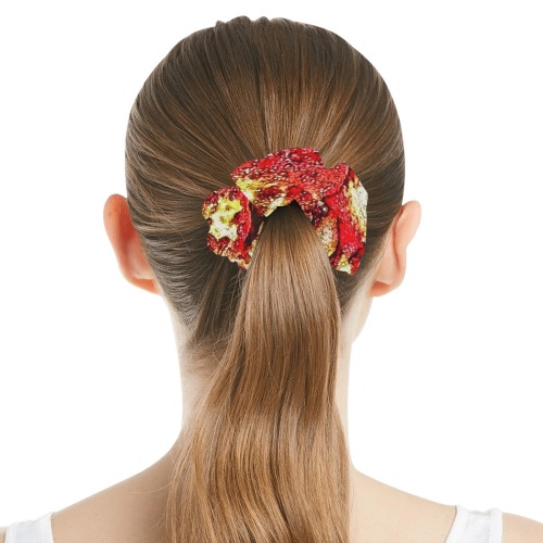 Pizza All Over Print Hair Scrunchie