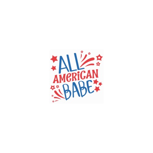 All American Babe Personalized Temporary Tattoo (15 Pieces)