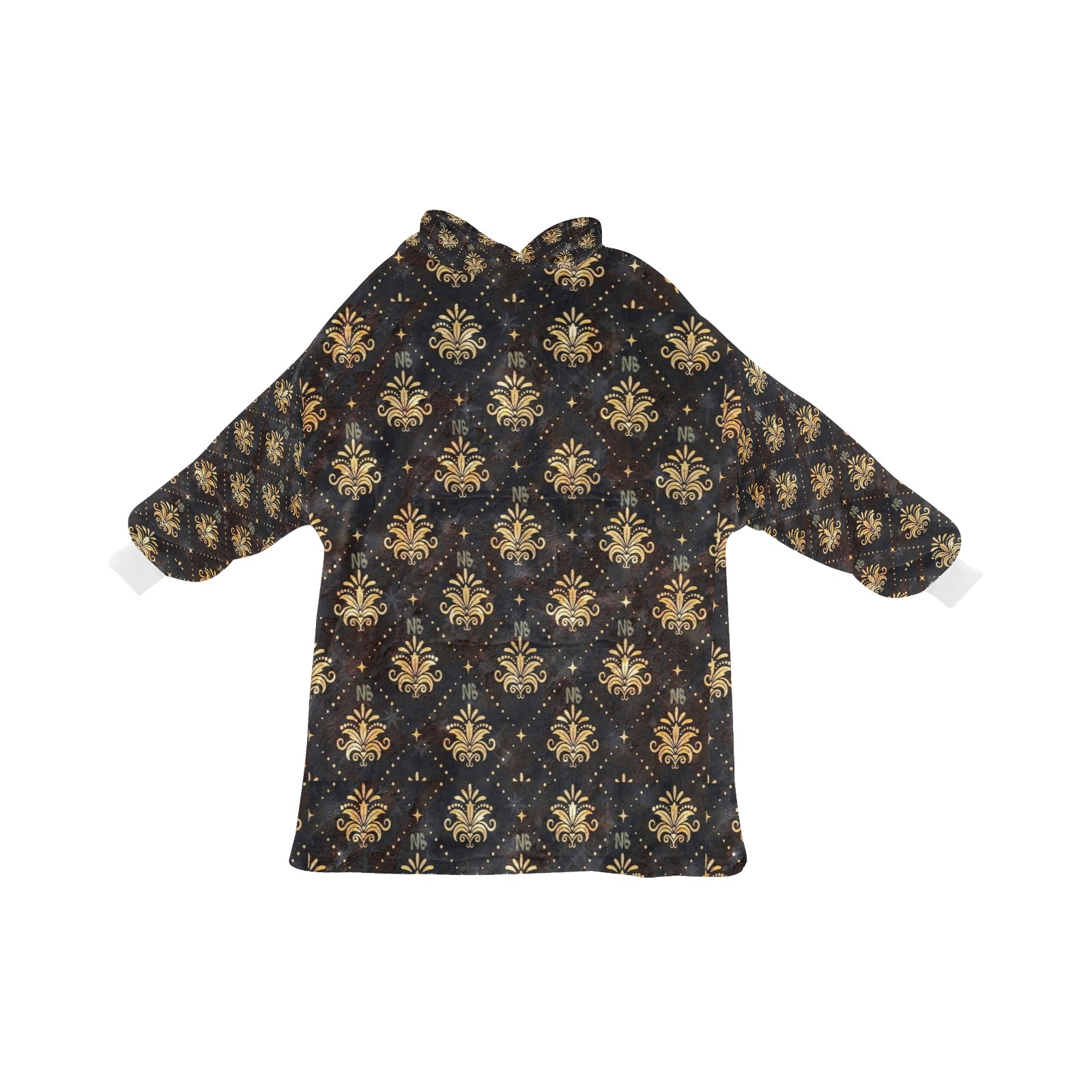 Royal Pattern by Nico Bielow Blanket Hoodie for Men