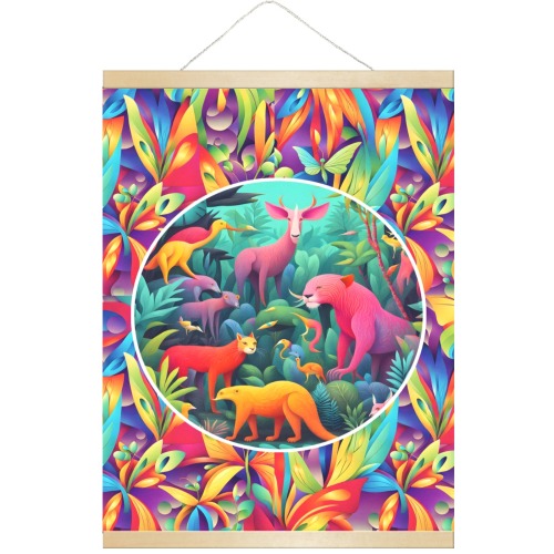 Animal Jungle Hanging Poster 18"x24"