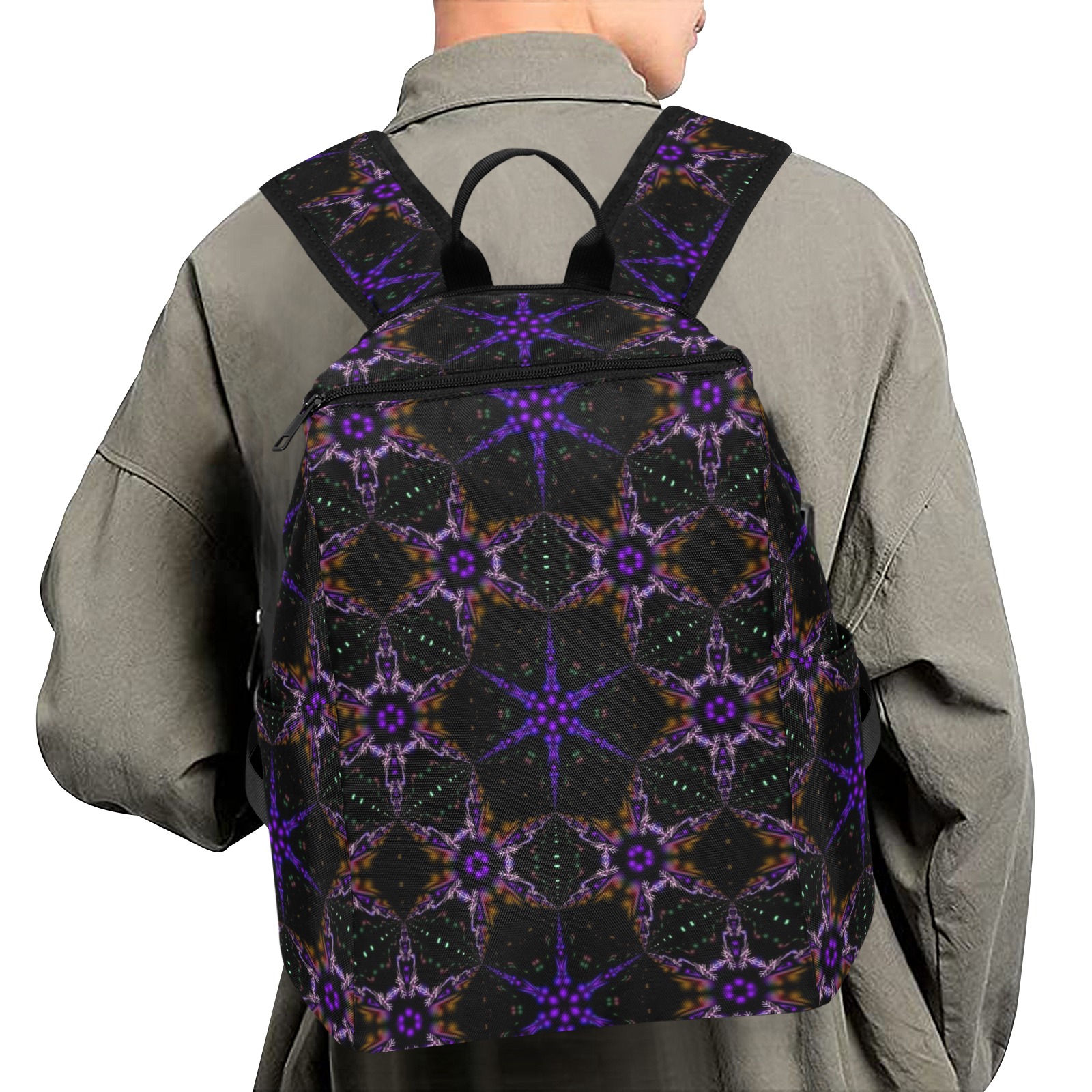 Fractoberry Fractal Pattern 000191LWCB Lightweight Casual Backpack (Model 1730)