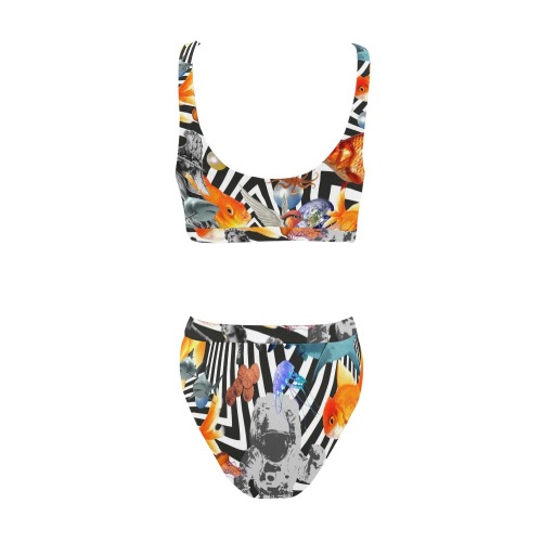 POINT OF ENTRY 2 Sport Top & High-Waisted Bikini Swimsuit (Model S07)
