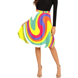 PATTERN-562 Melete Pleated Midi Skirt (Model D15)