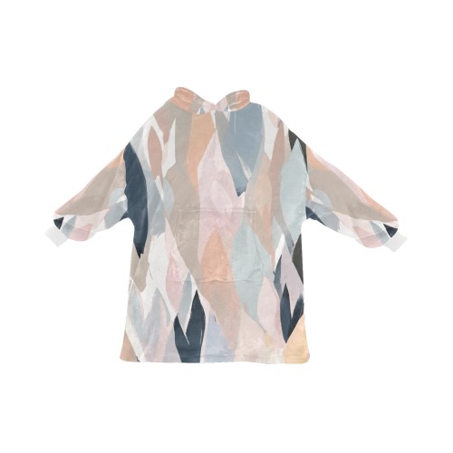 Elegant abstract shapes of soft pink, blue colors