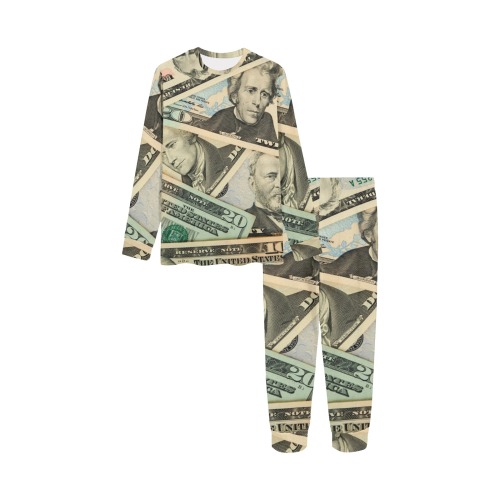 US PAPER CURRENCY Kids' All Over Print Pajama Set