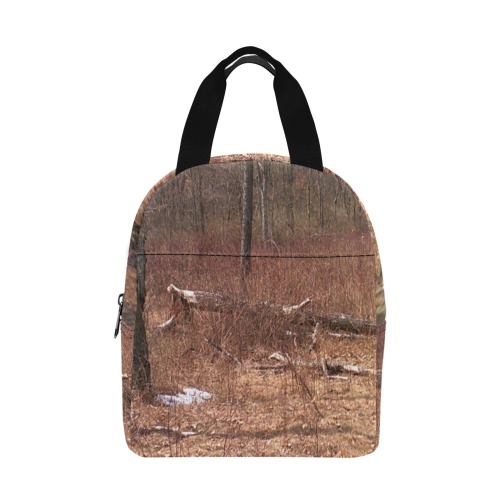 Falling tree in the woods Zipper Lunch Bag (Model 1720)