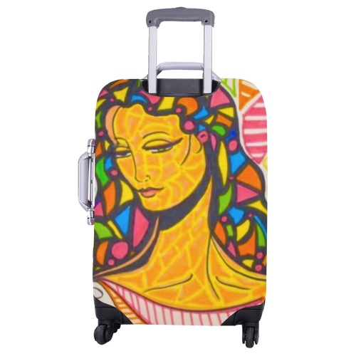 mosaic face Luggage Cover/Large 26"-28"