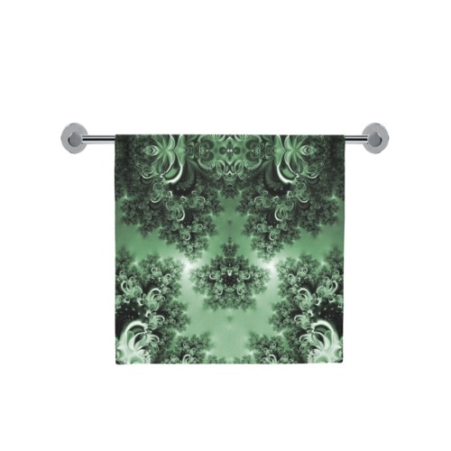 Deep in the Forest Frost Fractal Bath Towel 30"x56"